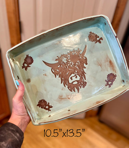 PREORDER Deep Tray/ Casserole Dish 10.5x13.5x2”